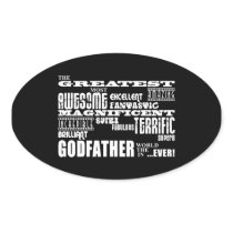 Greatest Best Godfathers Birthdays Christmas Stickers