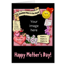 Greatest Mom Photo-Frame Cards