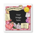 Greatest Mom Photo-Frame magnets