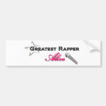 Greatest Rapper Alive Bumper Stickers