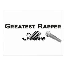 Greatest Rapper Alive Postcards