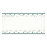 Grecian Spiral Waves Photo Card Template