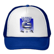 Greece 2010 Soccer Poster Artwork tees and gifts Mesh Hat