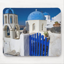 Greece and Greek Island of Santorini town of Oia 3 Mousepads