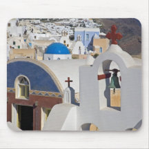 Greece and Greek Island of Santorini town of Oia 5 Mousepads