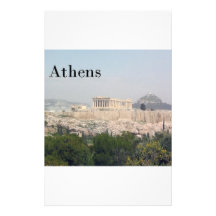 Greece Athens Acropolis Personalized Stationery