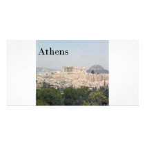 Greece Athens Acropolis Photo Greeting Card