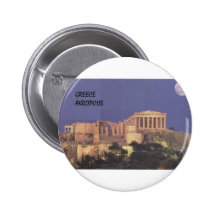 Greece Athens Akropolis Parthenon (St.K) Pinback Buttons