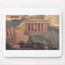 Greece Athens Parthenon Clouds (St.K) Mouse Pads