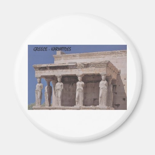 Greece Athens Parthenon-karyatides (St.K) Magnets