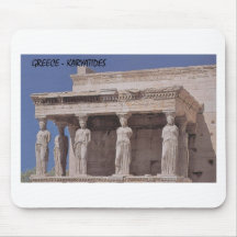 Greece Athens Parthenon-karyatides (St.K) Mouse Pad