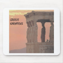 Greece Athens Parthenon-Karyatides (St.K) Mouse Pad