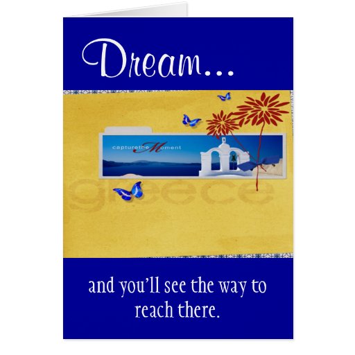 Greece   Best wishes/happy Journey Greeting Card   Zazzle  best wishes journey