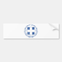 Greece Coat Of Arms Bumper Stickers