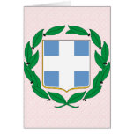Greece Coat of Arms detail Card
