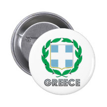 Greece Coat of Arms Pin