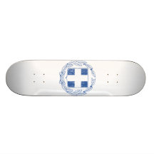 Greece Coat Of Arms Skateboard