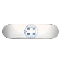 Greece Coat Of Arms Skateboard