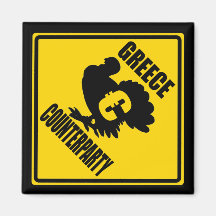 Greece Counterparty Fridge Magnets