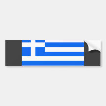 Greece Flag Bumper Sticker