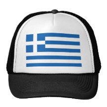 Greece Flag GR Mesh Hat