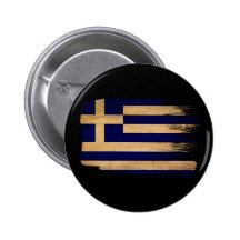 Greece Flag Pinback Buttons