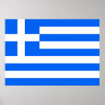 Greece Flag posters