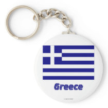 Greece Flag with Name