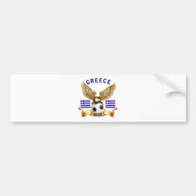 Greece Football Designs Bumper Sticker