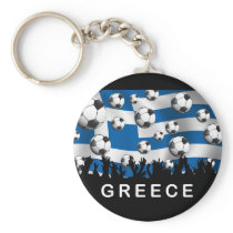 Greece Football Key Chains