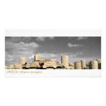GREECE I athens I acropolis Customized Photo Card