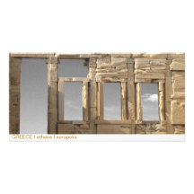 GREECE I athens I acropolis Photo Card Template