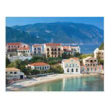 GREECE, Ionian Islands, KEFALONIA, Assos: 2 Post Cards