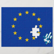 Greece leaves European Union Full Color Flyer