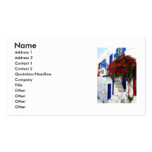 Greece - Mykonos Business Cards