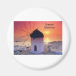 Greece Mykonos Sunset (St.K) Magnets