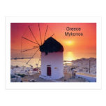 Greece Mykonos Sunset (St.K) Postcards
