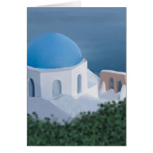 Greece Serenity Greeting Card