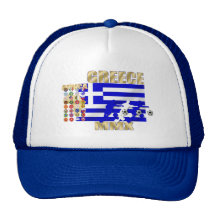 Greece Soccer 32 country qualifying gifts Mesh Hats
