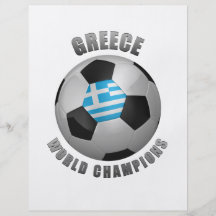 GREECE SOCCER CHAMPIONS FLYER