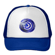 Greece soccer graphic mesh hats