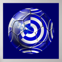 Greece soccer graphic posters