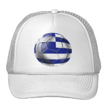 Greece Soccer Hat
