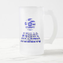 Greece Soccer Hellas Logo Soccer Ball Gifts Mug