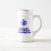 Greece Soccer Hellas Logo Soccer Ball Gifts Coffee Mug