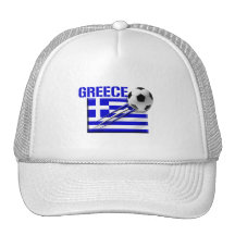 Greece Soccer logo Greek flag football gifts Hats