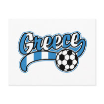 Greece Soccer Postcard