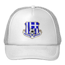 Greece Soccer Shield - Hellas badge Hats