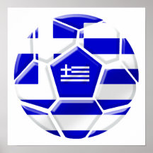 Greece Soccer t-shirts and gifts Posters