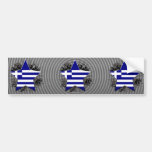 Greece Star Bumper Sticker